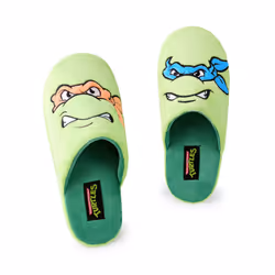 Teenage Mutant Ninja Turtles Mule Slippers (Mens Green) - 7-8 UK