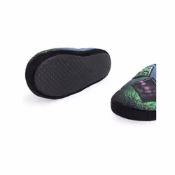 Minecraft Slip On Loafer Slippers (Boys Multicoloured) - 1 UK Child