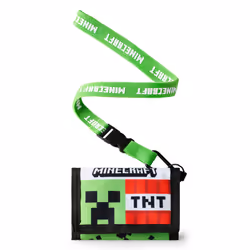 Minecraft Strap Wallet (Boys Green)