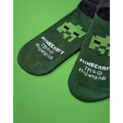 Minecraft Calf Socks Set of 5 (Boys Multicoloured) - 9-12 UK Child