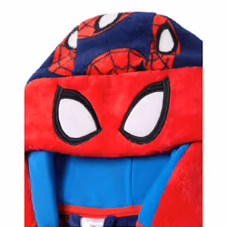 Marvel Hooded Bathrobe (Boys Red) - 7-8 Years