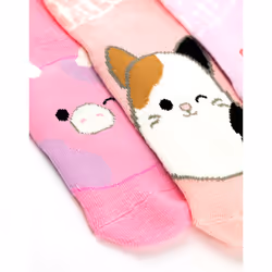 Squishmallows Calf Socks Set of 5 (Girls Multicoloured) - 12.5-3.5 UK Child