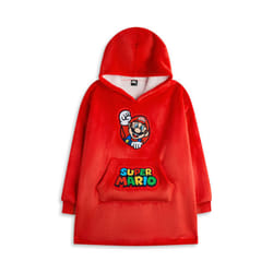 Nintendo Blanket Hoodie (Boys Red) - 6-8 Years