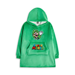 Nintendo Blanket Hoodie (Boys Green) - 6-8 Years
