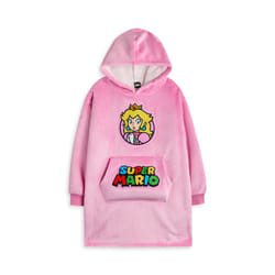 Nintendo Blanket Hoodie (Girls Pink) - 6-8 Years