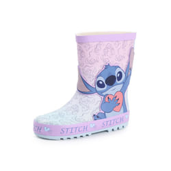 Disney Lilo & Stitch Wellington Boots without Handles (Girls Purple) - 13 UK Child