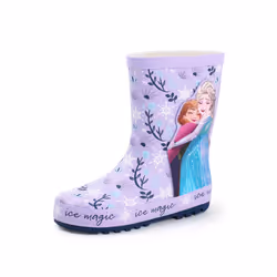 Disney Frozen Wellington Boots without Handles (Girls Purple) - 10 UK Child