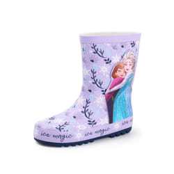 Disney Frozen Wellington Boots without Handles (Girls Purple) - 10 UK Child