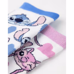 Disney Calf Socks Set of 5 (Girls Multicoloured) - 12.5-3.5 UK