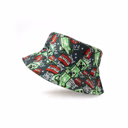 Minecraft Bucket Hat (Unisex Kids Multicoloured)