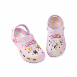 Minecraft Clogs (Girls Purple) - 3 UK Child
