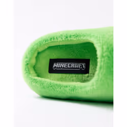 Minecraft Mule Slippers (Boys Green) - 11 UK Child