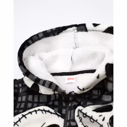 Disney The Nightmare Before Christmas Zip Through Blanket Hoodie (Unisex Black)