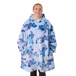 Disney Zip Through Blanket Hoodie (Womens Blue)