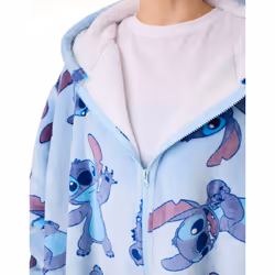 Disney Zip Through Blanket Hoodie (Womens Blue)