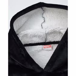 Marvel Blanket Hoodie (Mens Black)
