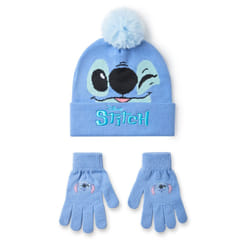 Disney Beanie and Gloves Set (Girls Blue)