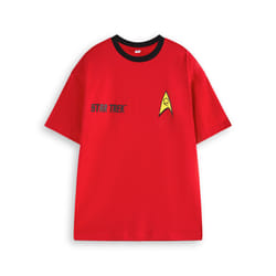 Star Trek Short Sleeved T-Shirt (Mens Red) - XXX-Large