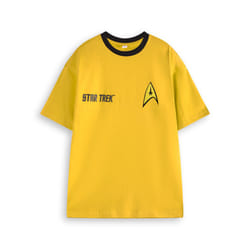 Star Trek Short Sleeved T-Shirt (Mens Yellow) - XXX-Large