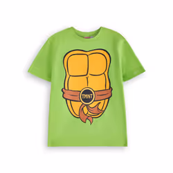 Teenage Mutant Ninja Turtles Short Sleeved T-Shirt (Boys Green) - 6-7 Years