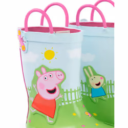 Peppa Pig Wellington Boots with Handles (Unisex Kids Multicoloured) - 6 UK Child