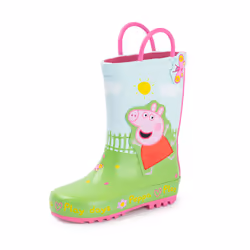 Peppa Pig Wellington Boots with Handles (Unisex Kids Multicoloured) - 10 UK Child