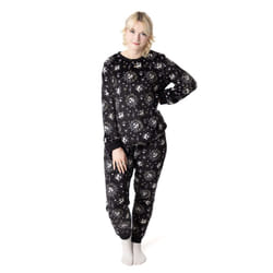 Disney Long Sleeve Long Leg Pyjama Set (Womens Black) - XX-Large