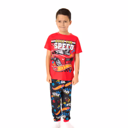 Hot Wheels Multi-Pack of 2 Long Leg Pyjama Set (Boys Multicoloured) - 9-10 Years