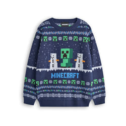 Minecraft Christmas Jumper (Boys Blue) - 9-10 Years