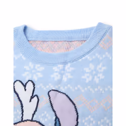 Disney Christmas Jumper (Womens Blue) - XX-Large