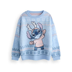 Disney Christmas Jumper (Girls Blue) - 7-8 Years