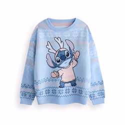 Disney Christmas Jumper (Girls Blue) - 13-14 Years