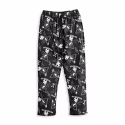 Disney The Nightmare Before Christmas Short Sleeve Long Leg Pyjama Set (Mens Black)
