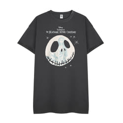 Disney The Nightmare Before Christmas Short Sleeve Nightdress (Womens Black) - XX-Large
