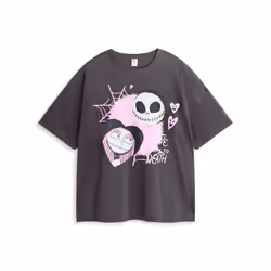 Disney The Nightmare Before Christmas Short Sleeve Long Leg Pyjama Set (Womens Multicoloured)
