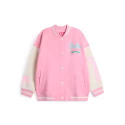 Barbie Bomber Jacket (Girls Pink) - 3-4 Years