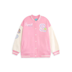 Squishmallows Bomber Jacket (Girls Pink) - 5-6 Years