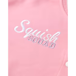 Squishmallows Bomber Jacket (Girls Pink) - 6-7 Years