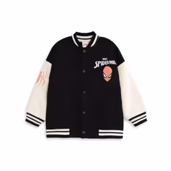 Marvel Bomber Jacket (Boys Black) - 5-6 Years