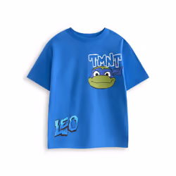 Teenage Mutant Ninja Turtles Short Sleeved T-Shirt (Boys Blue) - 6-7 Years