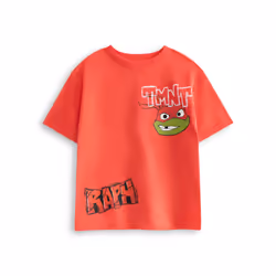 Teenage Mutant Ninja Turtles Short Sleeved T-Shirt (Boys Red) - 7-8 Years
