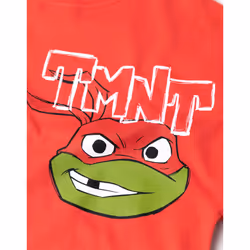 Teenage Mutant Ninja Turtles Short Sleeved T-Shirt (Boys Red) - 7-8 Years