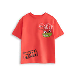 Teenage Mutant Ninja Turtles Short Sleeved T-Shirt (Boys Red) - 8-9 Years