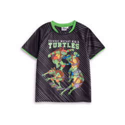 Teenage Mutant Ninja Turtles Football Kit (Boys Black) - 5-6 Years