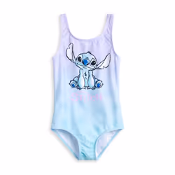 Disney Lilo & Stitch 1 Piece Swimming Costume (Girls Multicoloured) - 6-7 Years