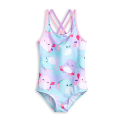 Squishmallows 1 Piece Swimming Costume (Girls Multicoloured) - 12-13 Years