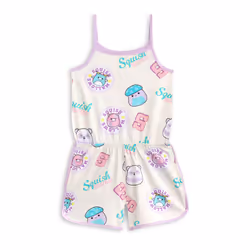 Squishmallows Sleeveless Playsuit (Girls Multicoloured) - 10-11 Years