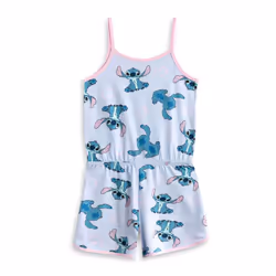 Disney Lilo & Stitch Sleeveless Playsuit (Girls Blue) - 10-11 Years