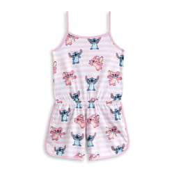Disney Lilo & Stitch Sleeveless Playsuit (Girls Pink) - 12-13 Years
