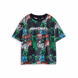 Minecraft Multi-Pack of 2 Short Sleeve Short Leg Pyjama Set (Boys Multicoloured) - 7-8 Years